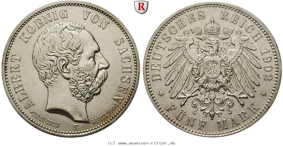 Klicken Sie auf das Bild um es auf Ihrem Rechner zu speichern deutsches-kaiserreich-albert-5-mark/101688.jpg