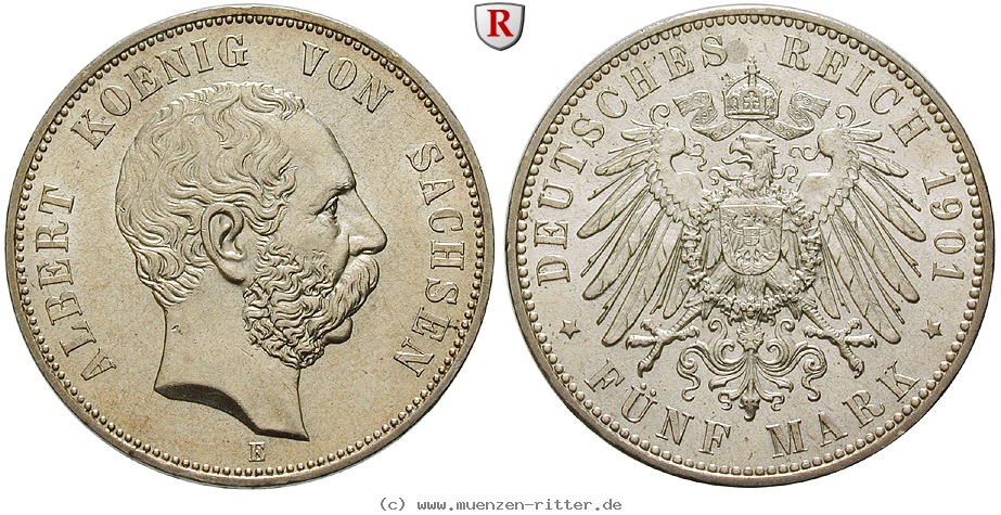Klicken Sie auf das Bild um es auf Ihrem Rechner zu speichern deutsches-kaiserreich-albert-5-mark/53604.jpg
