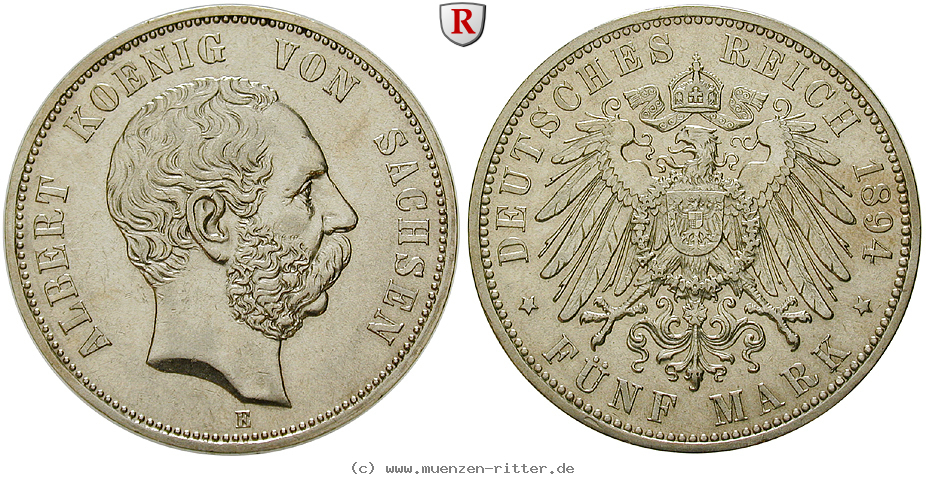 deutsches-kaiserreich-albert-5-mark/58680.jpg
