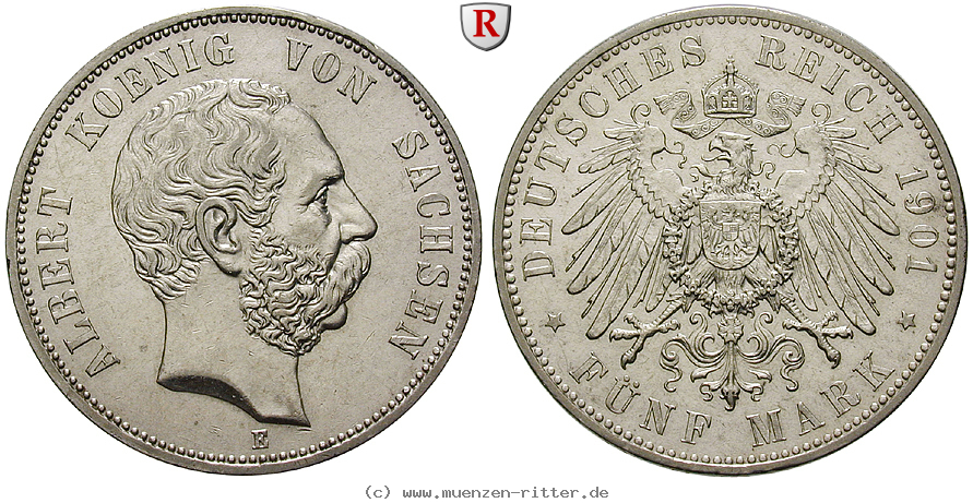 Klicken Sie auf das Bild um es auf Ihrem Rechner zu speichern deutsches-kaiserreich-albert-5-mark/84909.jpg