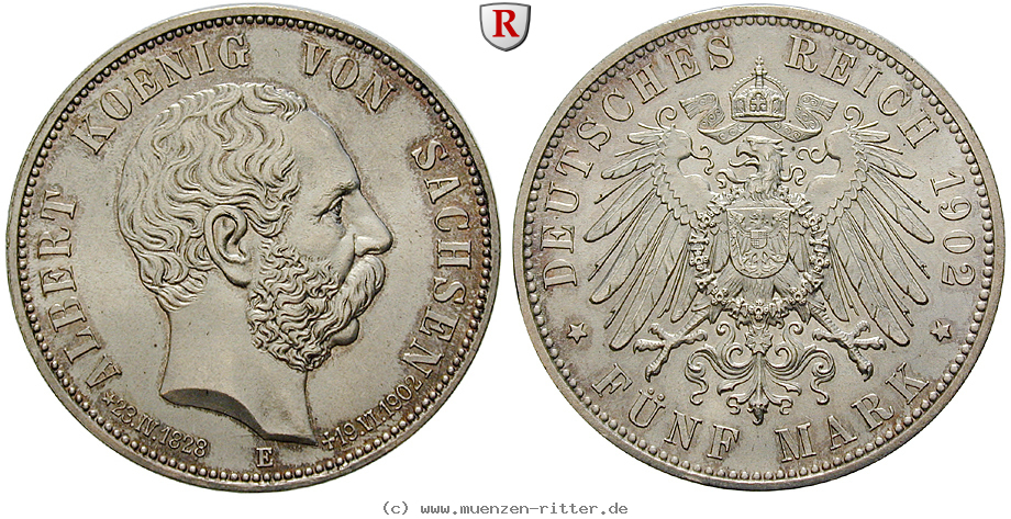 Klicken Sie auf das Bild um es auf Ihrem Rechner zu speichern deutsches-kaiserreich-albert-5-mark/88009.jpg