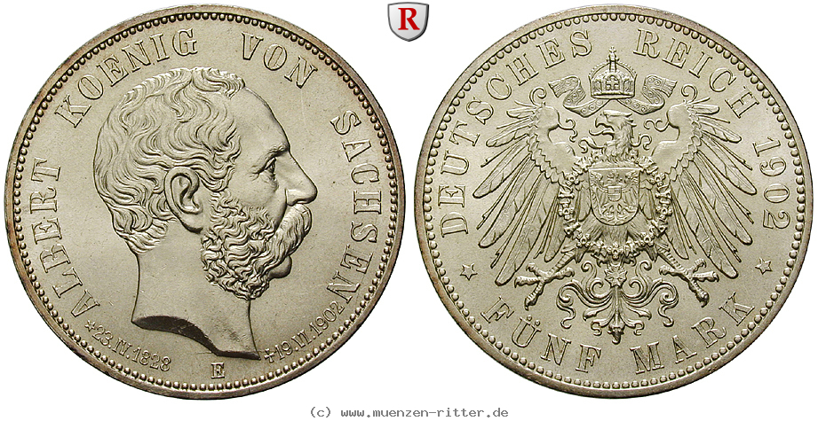 Klicken Sie auf das Bild um es auf Ihrem Rechner zu speichern deutsches-kaiserreich-albert-5-mark/93566.jpg