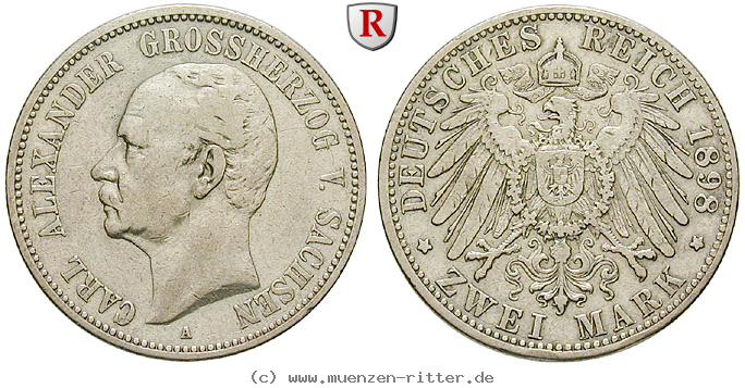 deutsches-kaiserreich-carl-alexander-2-mark/53406.jpg