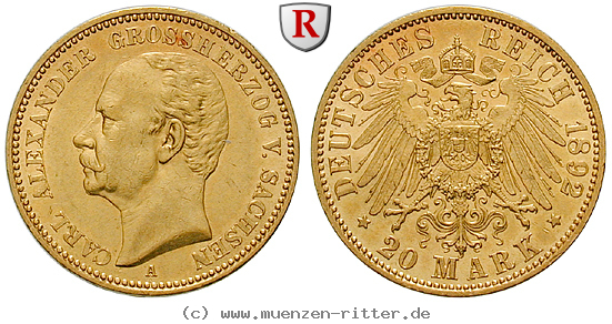 deutsches-kaiserreich-carl-alexander-20-mark/33296.jpg