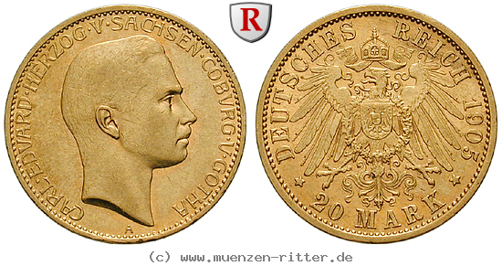 deutsches-kaiserreich-carl-eduard-20-mark/92359.jpg