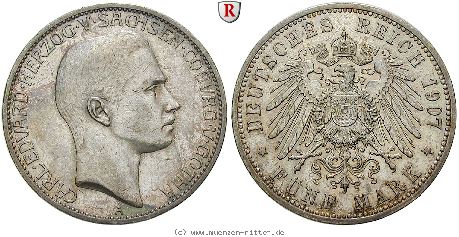 deutsches-kaiserreich-carl-eduard-5-mark/76237.jpg