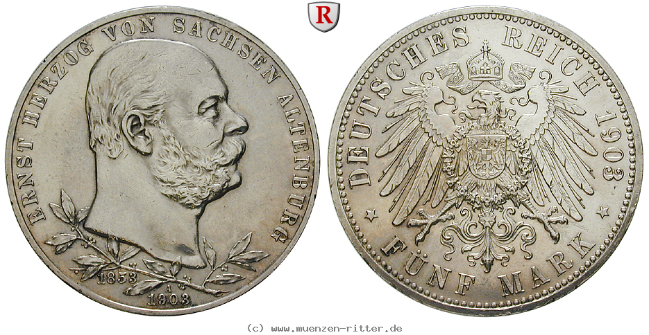 Klicken Sie auf das Bild um es auf Ihrem Rechner zu speichern deutsches-kaiserreich-ernst-5-mark/80526.jpg