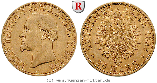 deutsches-kaiserreich-ernst-ii-20-mark/103284.jpg