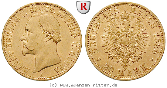 Klicken Sie auf das Bild um es auf Ihrem Rechner zu speichern deutsches-kaiserreich-ernst-ii-20-mark/57964.jpg