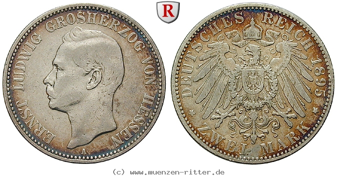 deutsches-kaiserreich-ernst-ludwig-2-mark/102185.jpg