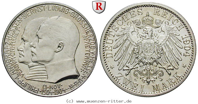 Klicken Sie auf das Bild um es auf Ihrem Rechner zu speichern deutsches-kaiserreich-ernst-ludwig-2-mark/68101.jpg