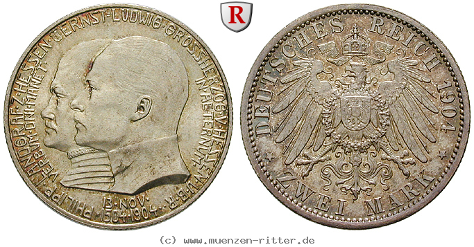 deutsches-kaiserreich-ernst-ludwig-2-mark/79561.jpg