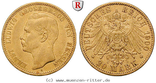Klicken Sie auf das Bild um es auf Ihrem Rechner zu speichern deutsches-kaiserreich-ernst-ludwig-20-mark/101256.jpg