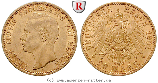Klicken Sie auf das Bild um es auf Ihrem Rechner zu speichern deutsches-kaiserreich-ernst-ludwig-20-mark/27176.jpg