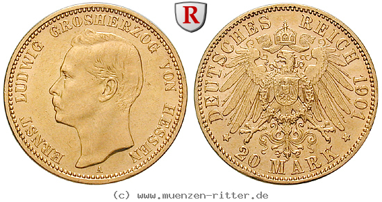 Klicken Sie auf das Bild um es auf Ihrem Rechner zu speichern deutsches-kaiserreich-ernst-ludwig-20-mark/71455.jpg