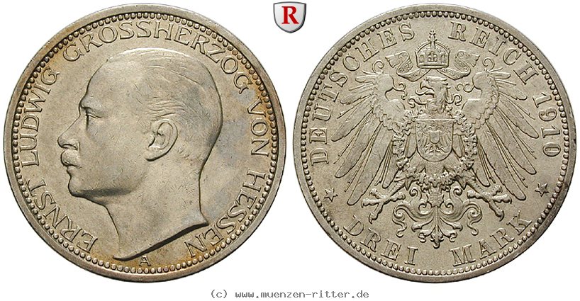 deutsches-kaiserreich-ernst-ludwig-3-mark/101610.jpg