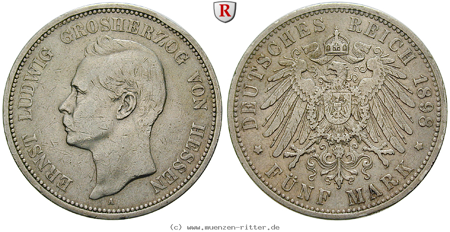 deutsches-kaiserreich-ernst-ludwig-5-mark/102176.jpg