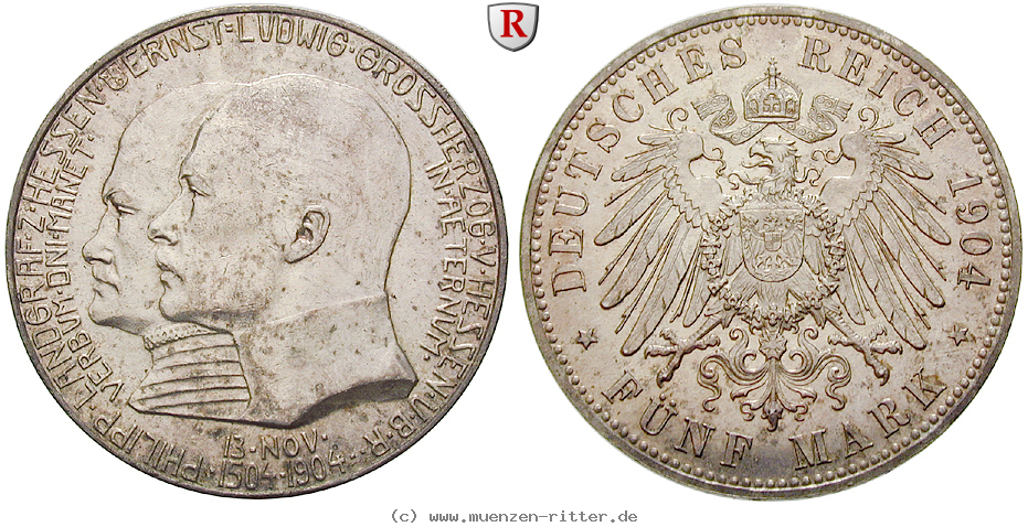 deutsches-kaiserreich-ernst-ludwig-5-mark/26659.jpg