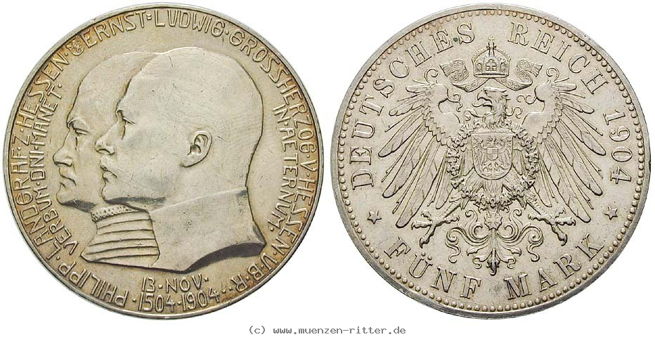 Klicken Sie auf das Bild um es auf Ihrem Rechner zu speichern deutsches-kaiserreich-ernst-ludwig-5-mark/33370.jpg