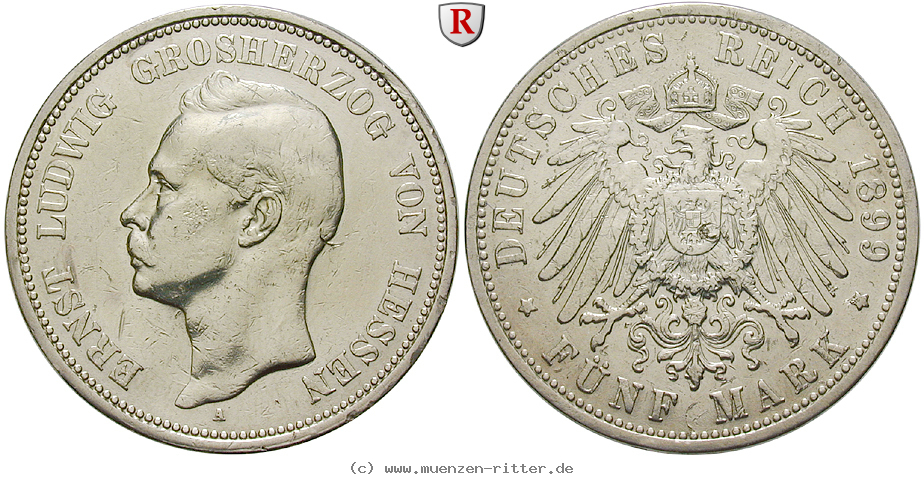Klicken Sie auf das Bild um es auf Ihrem Rechner zu speichern deutsches-kaiserreich-ernst-ludwig-5-mark/34123.jpg