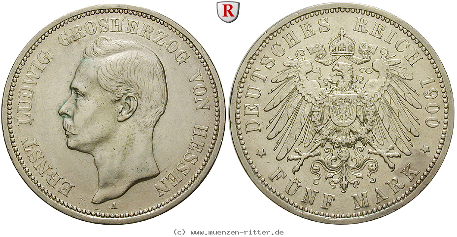 deutsches-kaiserreich-ernst-ludwig-5-mark/34124.jpg