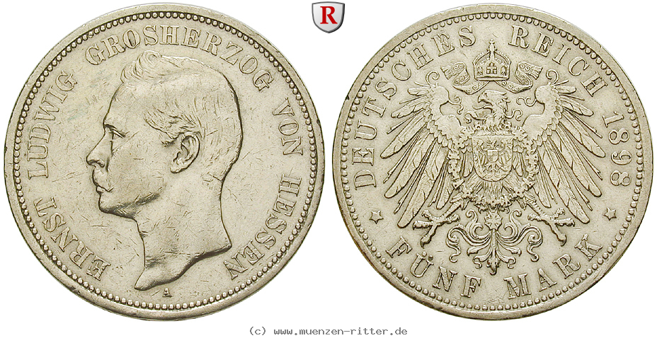 deutsches-kaiserreich-ernst-ludwig-5-mark/53352.jpg