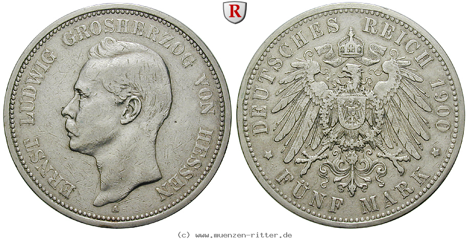 deutsches-kaiserreich-ernst-ludwig-5-mark/84827.jpg
