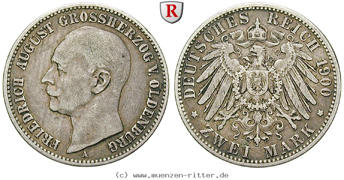 Klicken Sie auf das Bild um es auf Ihrem Rechner zu speichern deutsches-kaiserreich-friedrich-august-2-mark/58232.jpg