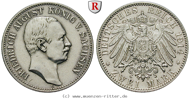 Klicken Sie auf das Bild um es auf Ihrem Rechner zu speichern deutsches-kaiserreich-friedrich-august-iii-2-mark/60352.jpg