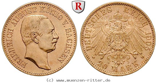 Klicken Sie auf das Bild um es auf Ihrem Rechner zu speichern deutsches-kaiserreich-friedrich-august-iii-20-mark/17753.jpg