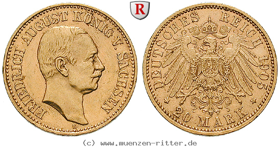 Klicken Sie auf das Bild um es auf Ihrem Rechner zu speichern deutsches-kaiserreich-friedrich-august-iii-20-mark/94041.jpg
