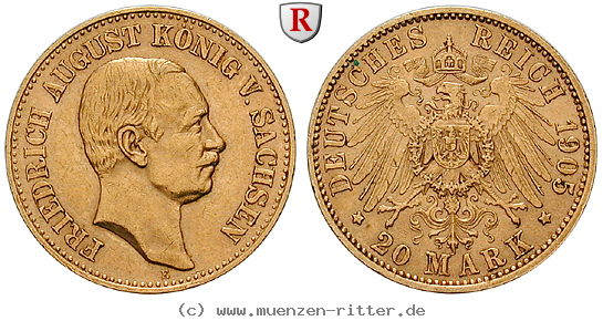 deutsches-kaiserreich-friedrich-august-iii-20-mark/97919.jpg