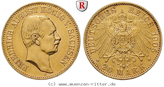 Klicken Sie auf das Bild um es auf Ihrem Rechner zu speichern deutsches-kaiserreich-friedrich-august-iii-20-mark/99672.jpg