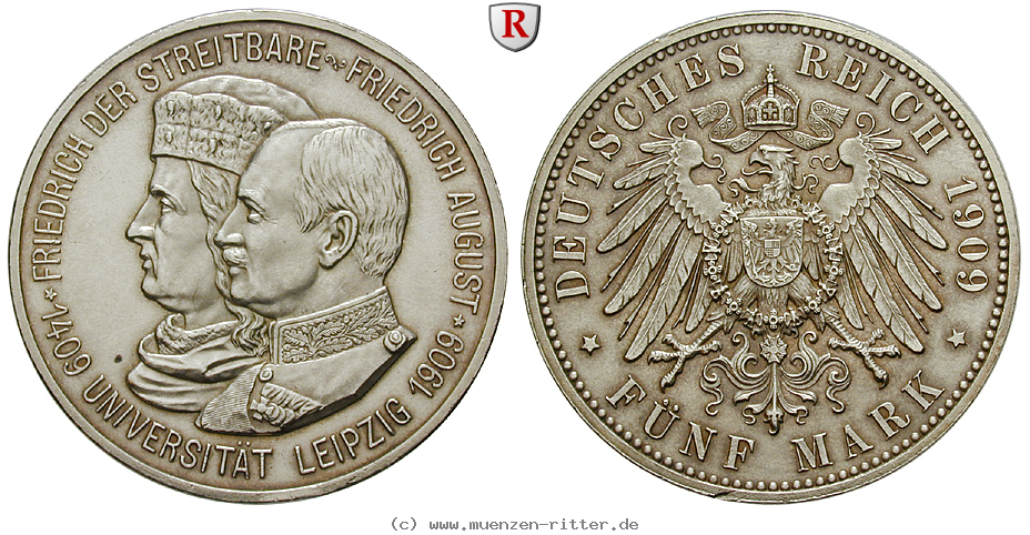 Klicken Sie auf das Bild um es auf Ihrem Rechner zu speichern deutsches-kaiserreich-friedrich-august-iii-5-mark/101061.jpg