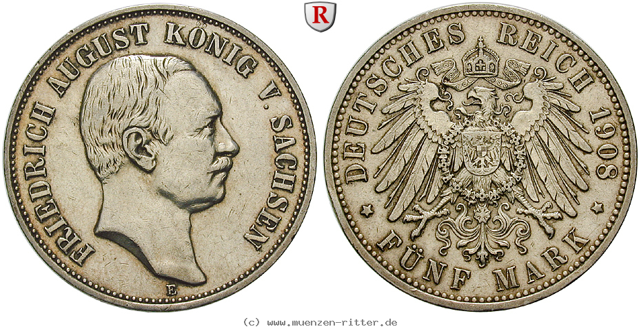 Klicken Sie auf das Bild um es auf Ihrem Rechner zu speichern deutsches-kaiserreich-friedrich-august-iii-5-mark/58685.jpg
