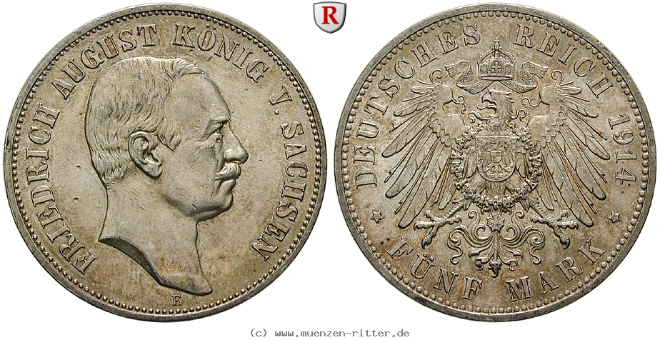 deutsches-kaiserreich-friedrich-august-iii-5-mark/61940.jpg