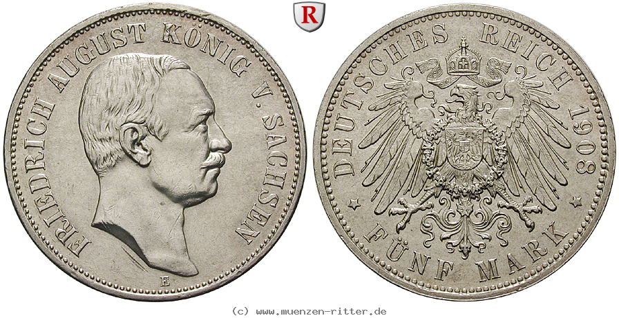 deutsches-kaiserreich-friedrich-august-iii-5-mark/84922.jpg