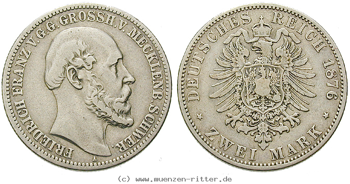 Klicken Sie auf das Bild um es auf Ihrem Rechner zu speichern deutsches-kaiserreich-friedrich-franz-ii-2-mark/ejae9347.jpg
