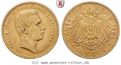 deutsches-kaiserreich-friedrich-franz-iv-10-mark/78861.jpg