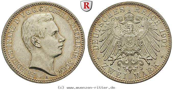deutsches-kaiserreich-friedrich-franz-iv-2-mark/102744.jpg