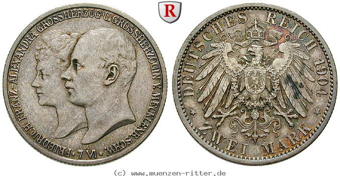 deutsches-kaiserreich-friedrich-franz-iv-2-mark/90466.jpg