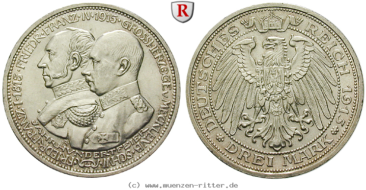 Klicken Sie auf das Bild um es auf Ihrem Rechner zu speichern deutsches-kaiserreich-friedrich-franz-iv-3-mark/35067.jpg