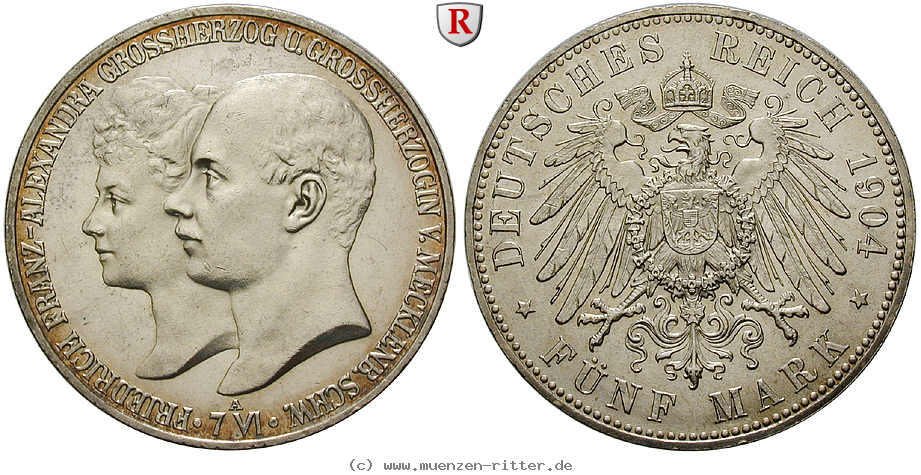 deutsches-kaiserreich-friedrich-franz-iv-5-mark/101615.jpg