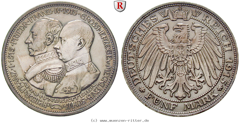 deutsches-kaiserreich-friedrich-franz-iv-5-mark/26670.jpg