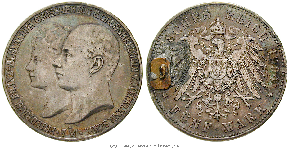 deutsches-kaiserreich-friedrich-franz-iv-5-mark/39696.jpg