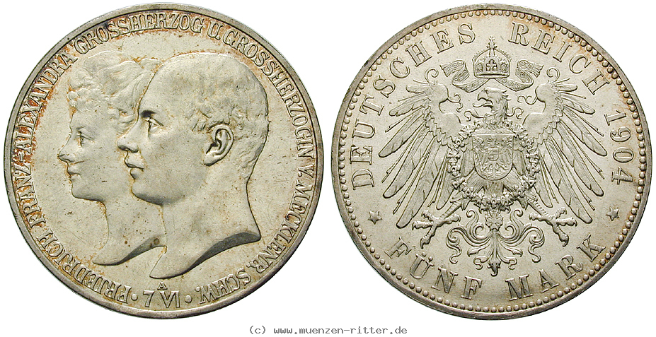 deutsches-kaiserreich-friedrich-franz-iv-5-mark/47396.jpg