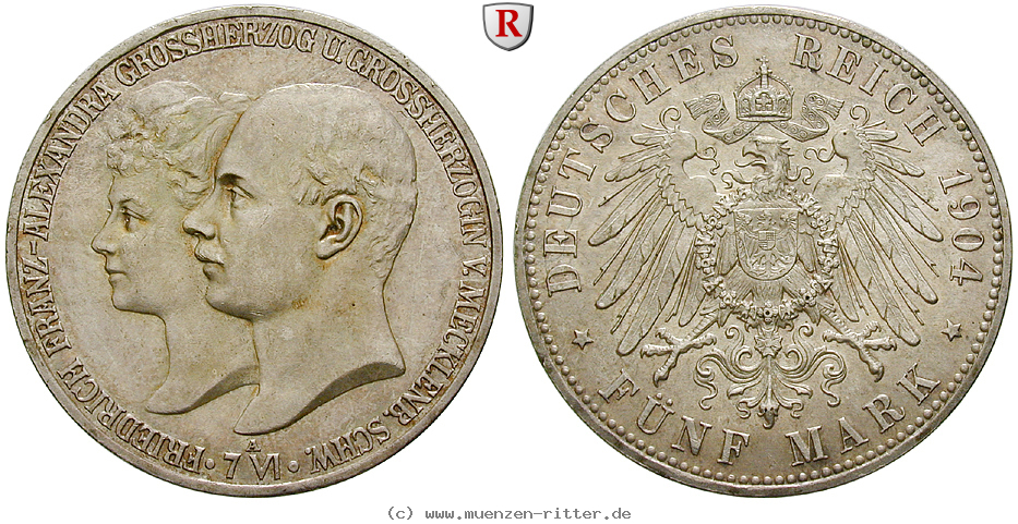 deutsches-kaiserreich-friedrich-franz-iv-5-mark/51579.jpg
