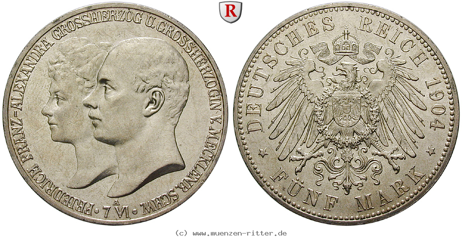 deutsches-kaiserreich-friedrich-franz-iv-5-mark/60913.jpg
