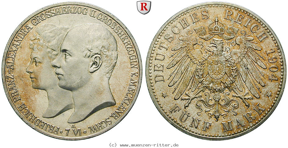 deutsches-kaiserreich-friedrich-franz-iv-5-mark/68154.jpg