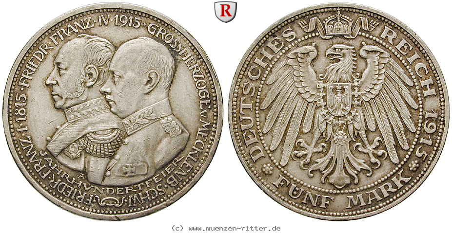 deutsches-kaiserreich-friedrich-franz-iv-5-mark/79370.jpg